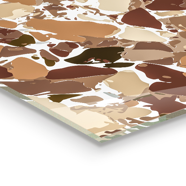 Painel cozinha Textura de pedra terrazzo