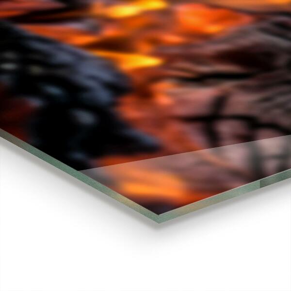 Backsplash cozinha Fogueira de Chamas Quentes