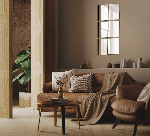 Placas de espelho 6 unidades. 30x16 cm