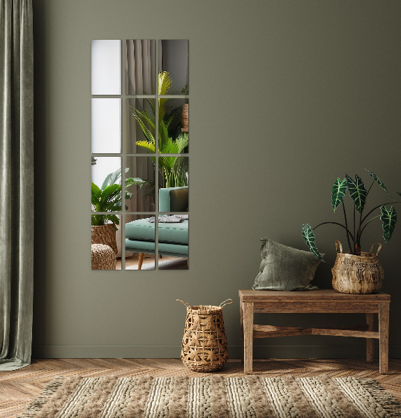 Placas de espelho 6 unidades. 30x16 cm