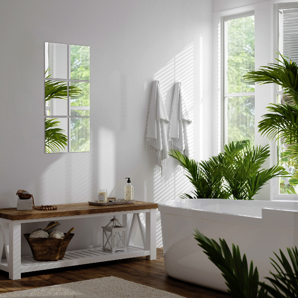 Placas de espelho 6 unidades. 30x16 cm