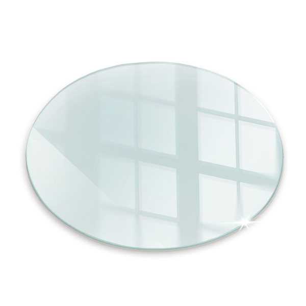 Base de vidro para lareira fi80 cm