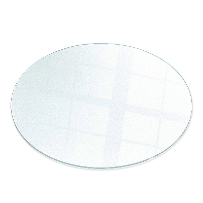 Base de vidro redonda para lareira semitransparente fi70 cm