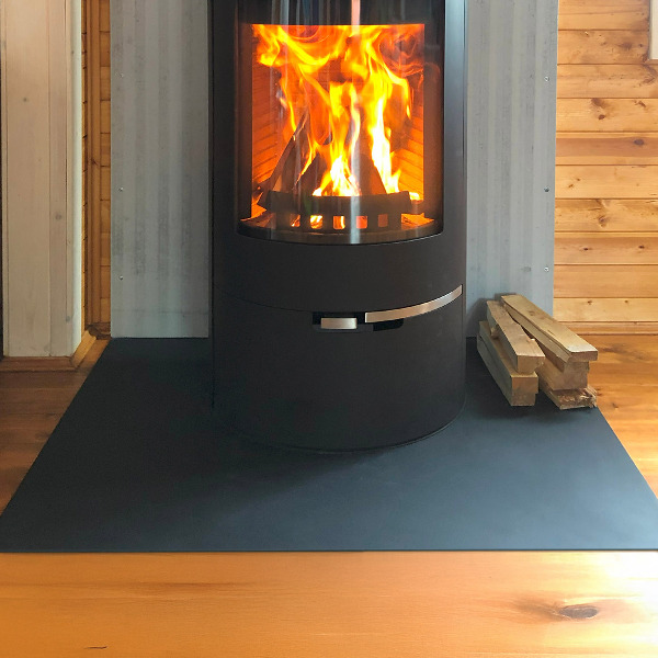 Base quadrada para lareira 100x70 cm