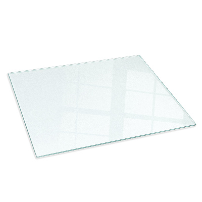 Base de vidro para lareira semitransparente 100x70 cm