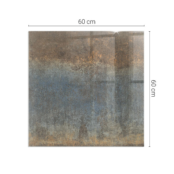 Placa de vidro temperado para lareira Padrão de textura abstrato