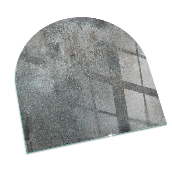 Base de vidro temperado para lareira e fogão Textura de superfície bruta