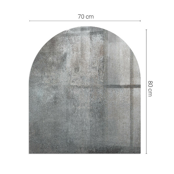 Base de vidro temperado para lareira e fogão Textura de superfície bruta