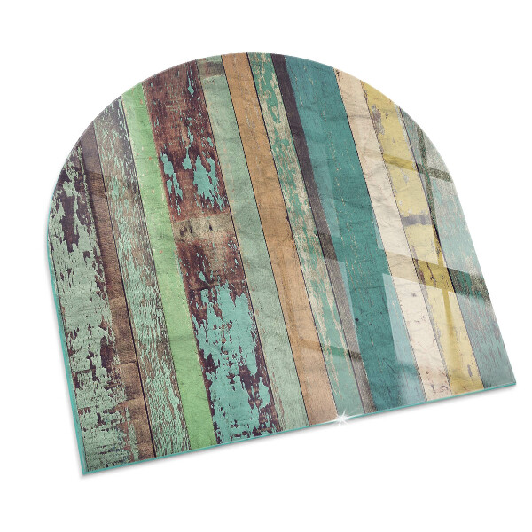 Base de vidro temperado para lareira e fogão Tábuas em diferentes tonalidades