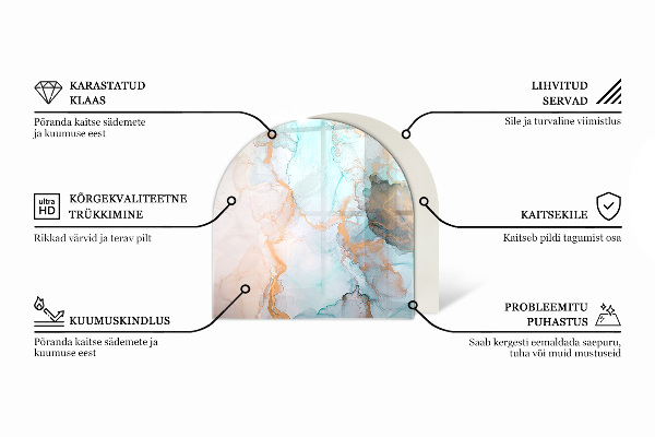 Base de vidro decorativa para lareira Caixa com madeira cortada