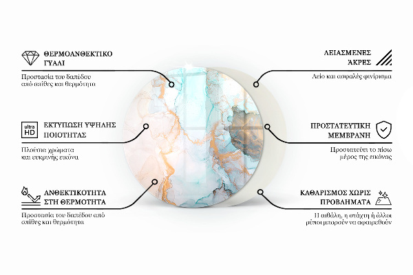 Base de vidro quadrada para lareira Padrões de azulejos de cerâmica