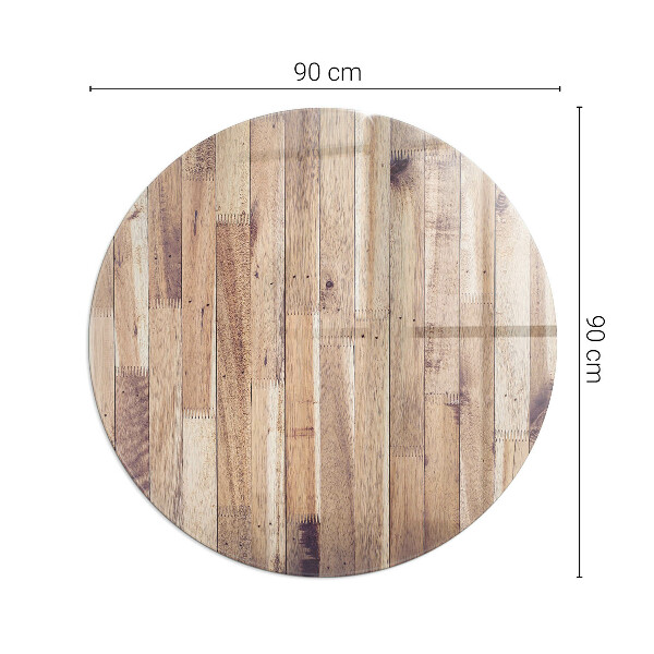 Base de vidro quadrada para lareira Prancha de madeira no layout