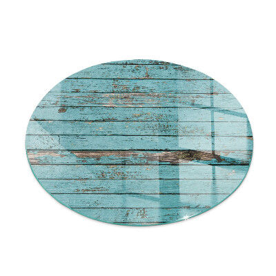 Base de vidro em quarto de círculo para lareira Tábuas em estilo rústico