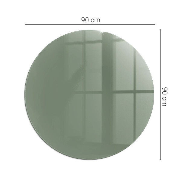 Base de vidro quadrada para lareira Cor verde-oliva