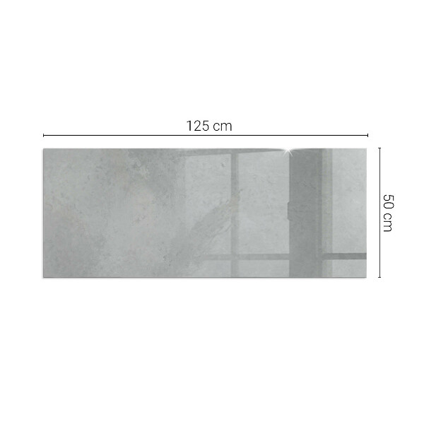 Base de vidro para lareira Textura de concreto com efeito
