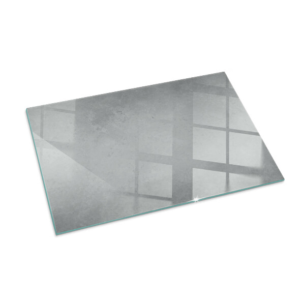 Base de vidro para lareira Textura de concreto com efeito