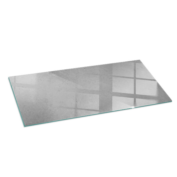 Base de vidro para lareira Textura de concreto com efeito