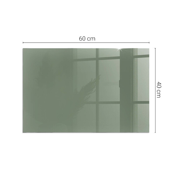 Base de vidro temperado para lareira Cor verde-oliva
