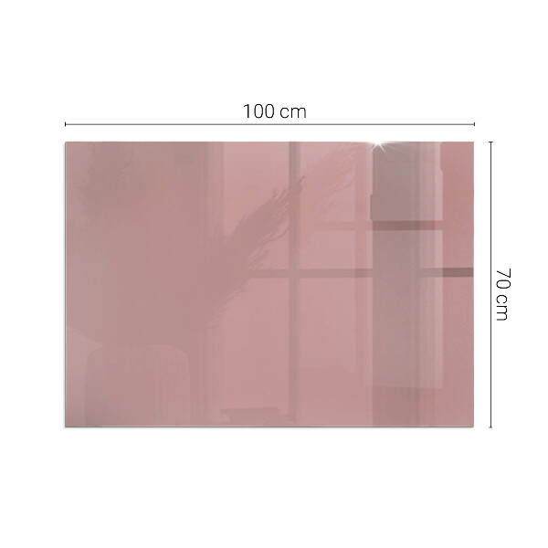 Base de vidro para lareira Cor rosa