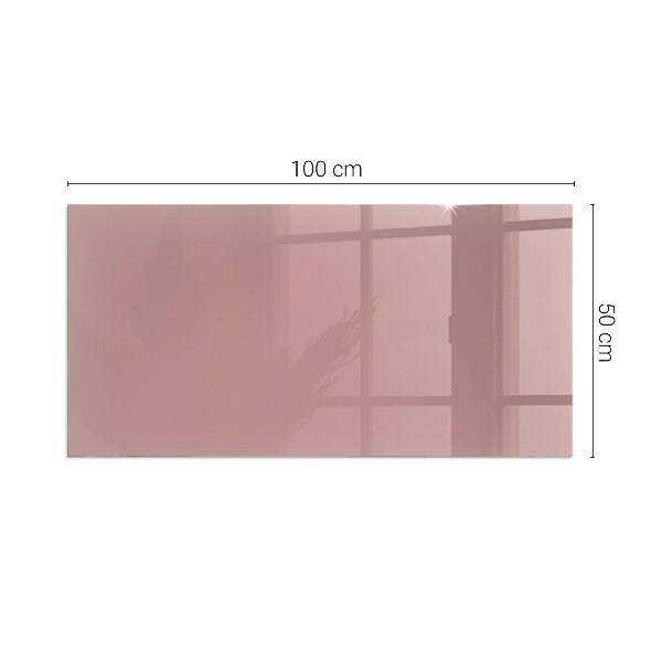 Base de vidro para lareira Cor rosa