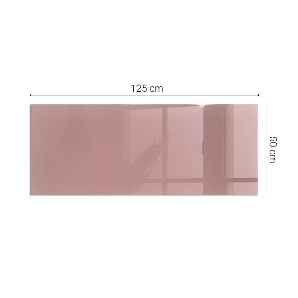 Base de vidro para lareira Cor rosa