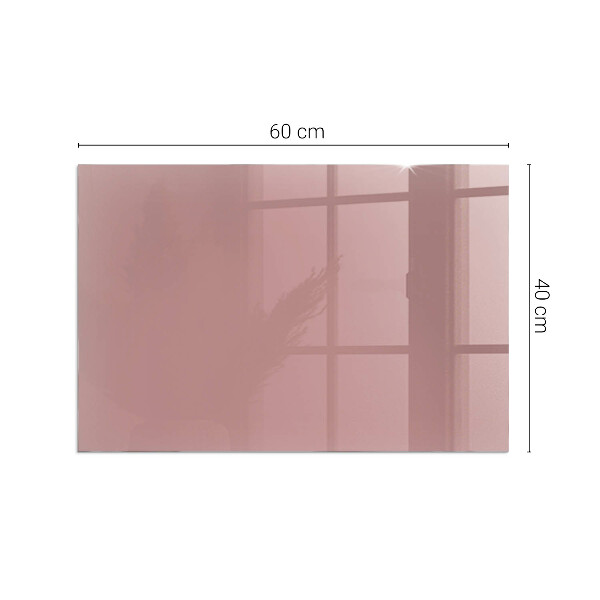 Base de vidro para lareira Cor rosa