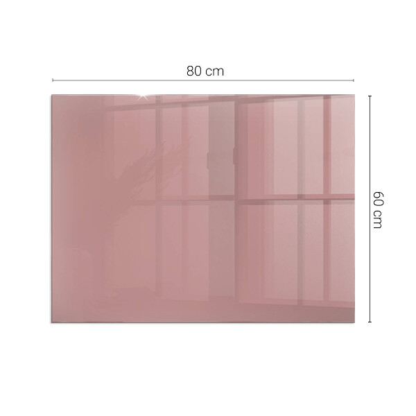 Base de vidro para lareira Cor rosa