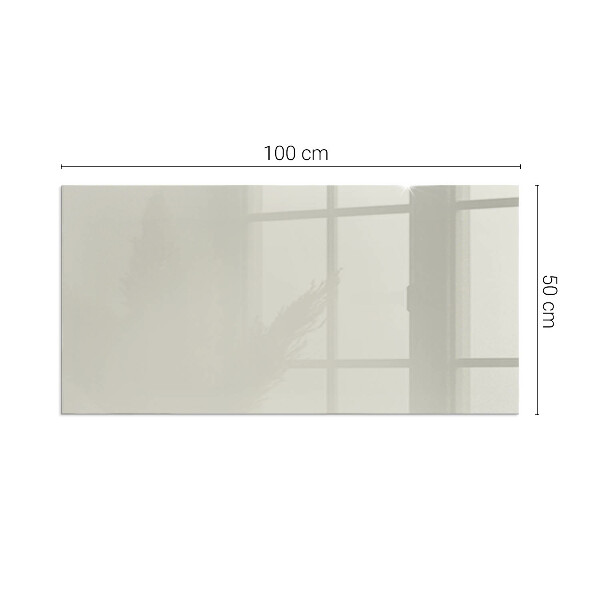 Base de vidro para lareira Cor creme claro