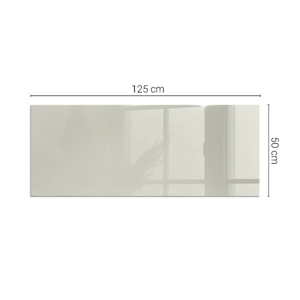 Base de vidro para lareira Cor creme claro