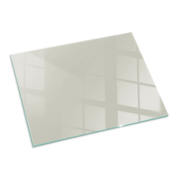 Base de vidro para lareira Cor creme claro