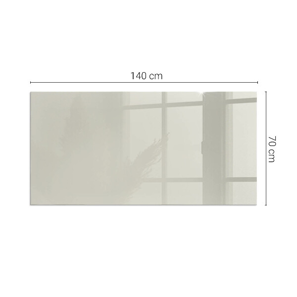 Base de vidro para lareira Cor creme claro