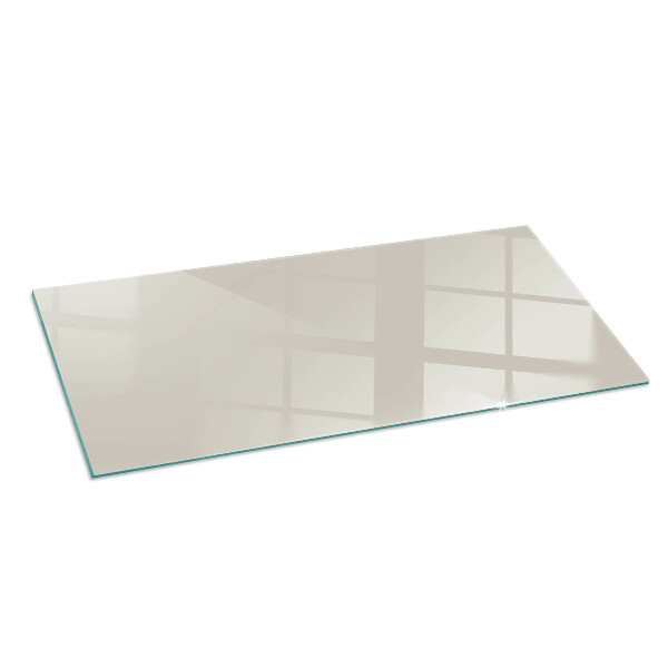 Base de vidro para lareira Cor creme claro