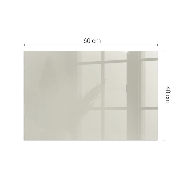 Base de vidro para lareira Cor creme claro