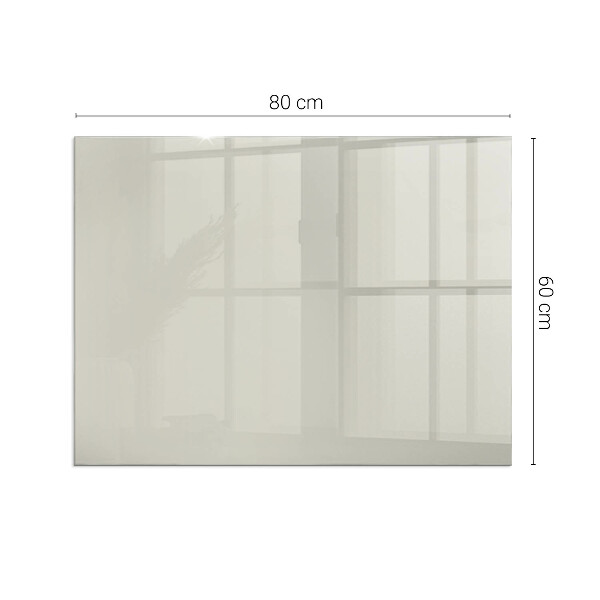 Base de vidro para lareira Cor creme claro