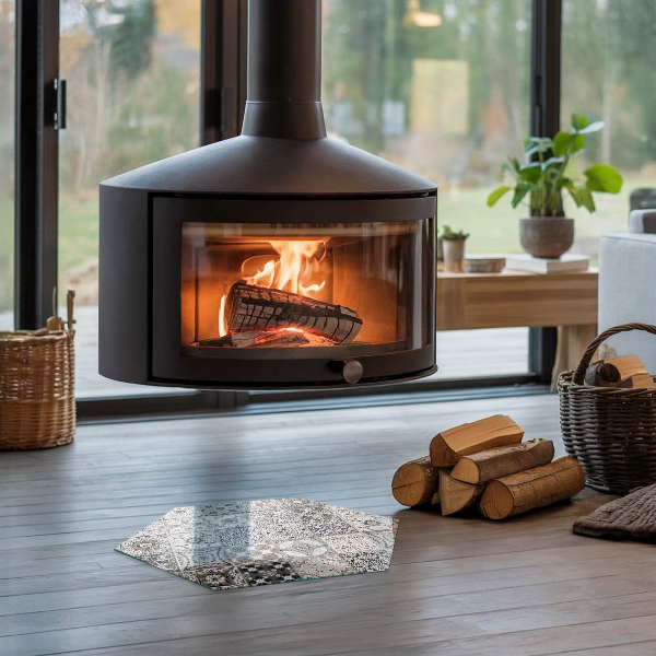 Base de vidro para proteção do piso Padrões de azulejos decorativos