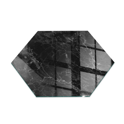 Base de vidro para proteção do piso Elegante padrão de mármore