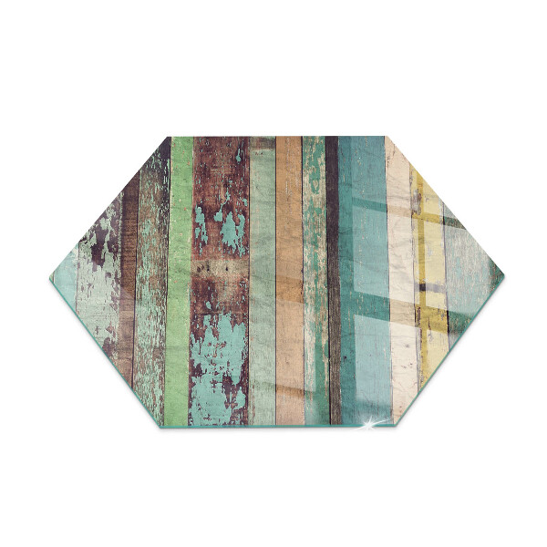 Base de vidro para proteção do piso Tábuas em diferentes tonalidades