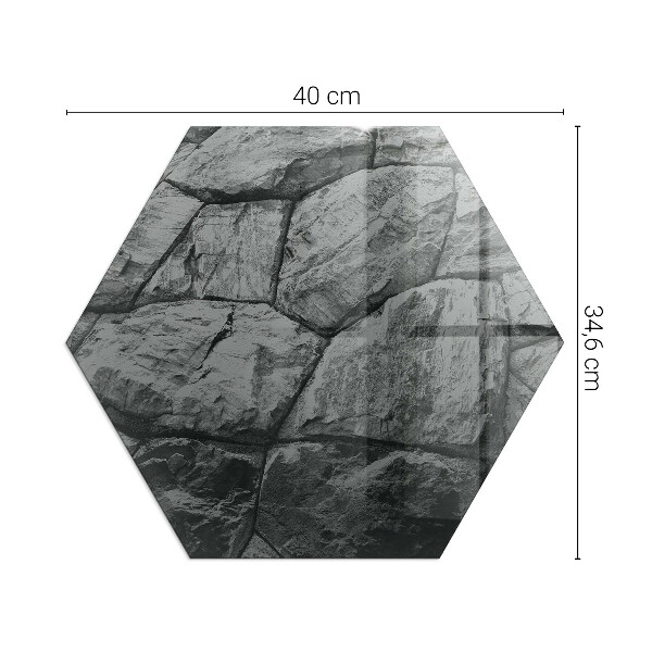 Base de vidro para proteção do piso Padrão de pedra natural