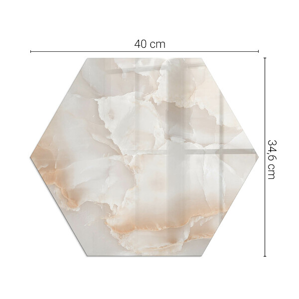 Base de vidro para proteção do piso Padrão de pedra natural