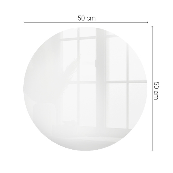 Tampo de vidro com impressão Branco liso