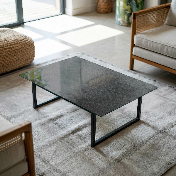 Tampo de vidro decorativo com impressão Padrão em pedra natural